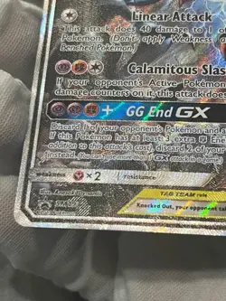 Pokemon TCG Garchomp & Giratina GX SM193 Tag Team Black Star Promo Full Art DMG - Image 4