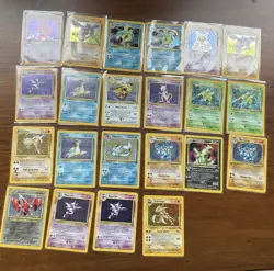 Pokemon TCG 22 WOTC HOLO LOT- LP-HP SWIRL BASE SET GRAILS- 1ST ED, BASE SET, NEO - Image 1