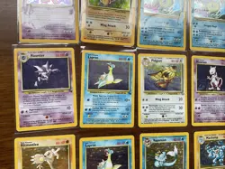 Pokemon TCG 22 WOTC HOLO LOT- LP-HP SWIRL BASE SET GRAILS- 1ST ED, BASE SET, NEO - Image 4