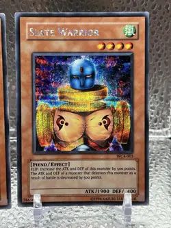 Yu-Gi-Oh WC4-001-002-003 Fairy King Truesdale, Kinetic Soldier, Slate Warrior LP - Image 4