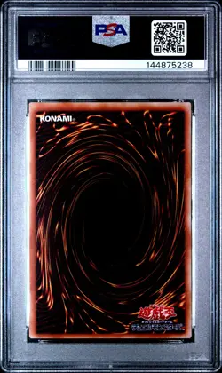 2001 YU-GI-OH! JAPANESE PREMIUM PACK 4 REPLICA #P401 DARK MAGICIAN GIRL PSA 8 - Image 2