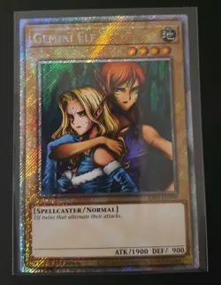 Gemini Elf YuGiOh RA03-EN109 1st Edition Platinum Secret Rare NM - Image 1
