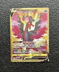 Pokemon TCG - Galarian Moltres V 183/172 - Gold Secret Rare - Brilliant Stars - Image 1