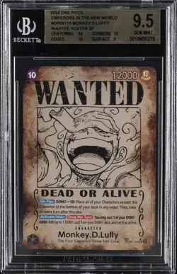 2024 ONE PIECE EMPERORS IN THE NEW WORLD #OP05119 MONKEY D. LUFFY BGS 9.5 - Image 1