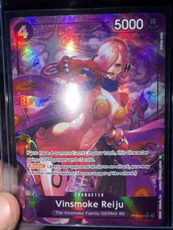 Vinsmoke Reiju OP12-063 Alt Art Legacy of the Master One Piece CCG NM Condition - Image 1