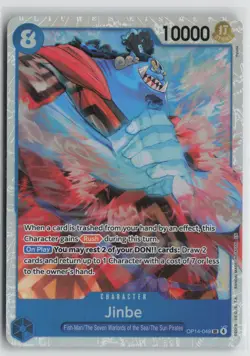One Piece TCG Jinbe SR OP14-049 The Azure Sea’s Seven English - Image 1