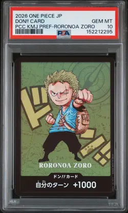2026 ONE PIECE JPN PREMIUM COLL KUMAMOTO PREFECTURE SPECIAL DON!! CARD PSA 10 - Image 1