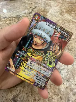 2012 ONE PIECE Miracle Battle OP-11 LAW WANTED POSTER PROMO RARE VINTAGE - Image 1