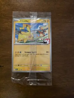 SEALED Pikachu SVP101 Black Star SV Promo Play League Pokemon Card TCG Mint - Image 1