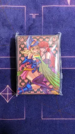 Yugioh Mana Moon Amanda Lapalme New Sleeves Harpie Lady x Dark Magician Girl - Image 1