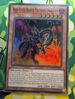 Red-Eyes Black Meteor Dragon - DUNE-EN095 - Super Rare 1st Edition - Yugioh NM - Image 1