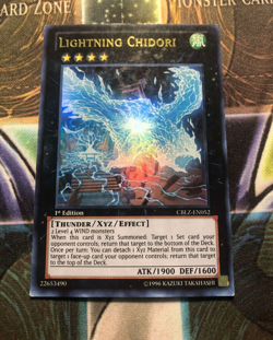 *** LIGHTNING CHIDORI *** 1ST EDITION ULTRA (MP) RARE CBLZ-EN052 YUGIOH! - Image 1
