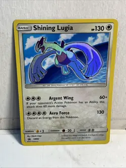 2017 Shining Lugia Promo # SM82 Holo Promo Sun & Moon Promo Pokemon NM Card - Image 4