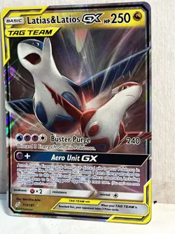 NM Card! Sun And Moon - Team Up #113/181 Latias & Latios GX - 2018 Pokemon Foil - Image 4