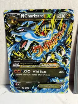 Pokemon TCG Mega M Charizard EX Flashfire Holo Ultra Rare Card # 69/106 XY Nice! - Image 2
