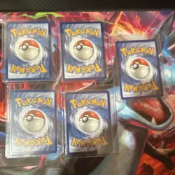 Pokemon TCG 5 Card Lot English Standard Size Nintendo Card Stock - Image 1