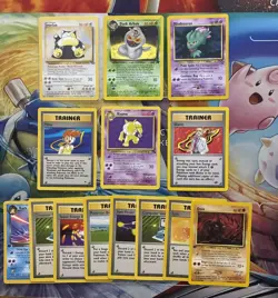 Vintage Pokemon Card Lot WOTC Cards Snorlax Hypno Misty Blaine - Image 1