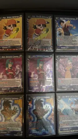 Bandai Dragon Ball Super Card Game Son Goku & Vegeta Foil & Regular Card Lot - Image 1