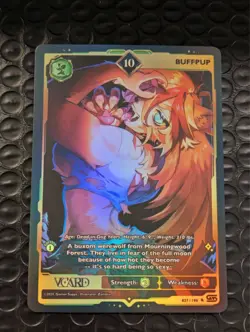 VCard TCG Rising Stars Buffpup Holo 10 1st First Edition Card Gamersupps - Image 2