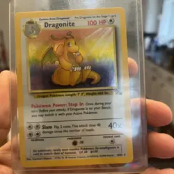 Dragonite – Fossil 4/62 – Holo Rare – Near Mint – Vintage Pokemon Card - Image 4