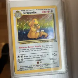 Dragonite – Fossil 4/62 – Holo Rare – Near Mint – Vintage Pokemon Card - Image 5