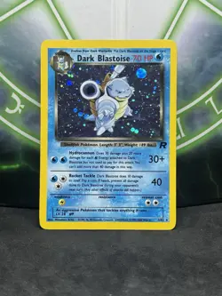 Pokemon Dark Blastoise 3/82 Team Rocket Rare Holo Card NM - Image 1