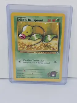 Erika's Bellsprout 76/132 Gym Heroes Set Pokemon Card TCG Pokemon LP - Image 1