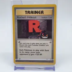 Pokemon Rocket's Hideout Trainer Card Neo Revelation 63/64 Uncommon WOTC 2000 - Image 1