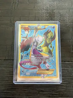Mewtwo EX Full Art Secret Rare Card 163/162 XY Breakthrough - Image 1