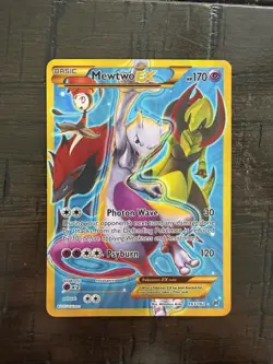Mewtwo EX Full Art Secret Rare Card 163/162 XY Breakthrough - Image 2