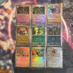 53 Card Lot Pokemon Prismatic Evolutions Pokeball Holo - Image 3