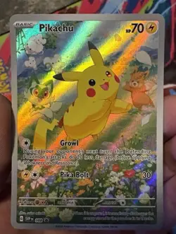 Pokemon Pikachu 088 Promo Illustration Rare Card Paldea Adventure Chest Mint - Image 1
