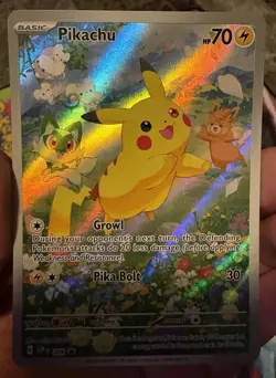 Pokemon Pikachu 088 Promo Illustration Rare Card Paldea Adventure Chest Mint - Image 2