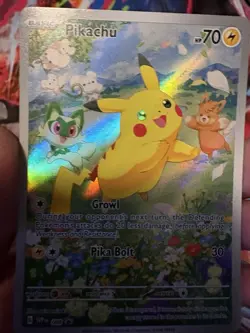 Pokemon Pikachu 088 Promo Illustration Rare Card Paldea Adventure Chest Mint - Image 3