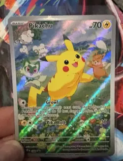 Pokemon Pikachu 088 Promo Illustration Rare Card Paldea Adventure Chest Mint - Image 5