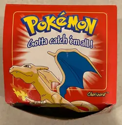 1999 BURGER KING POKEMON 23K GOLD PLATED PROMO CARDS #06 CHARIZARD RED BOX - Image 2