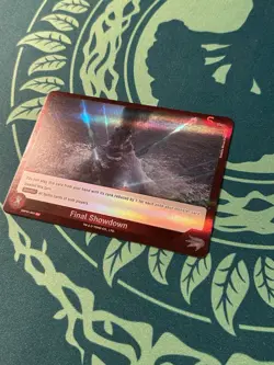 Final Showdown EBP01-033 SR Foil Godzilla VS Godzilla Card Game 1st Edition - Image 2