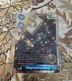 Digimon Card Game MagnaGarurumon BT7-029 SR - Image 1