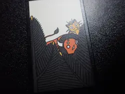 Pokemon Traditional Poker Playing Card Hanafuda Tauros Meowth #8 NM- or NM/EX - Image 4