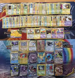 Vintage & Modern Pokemon Card Lot Holo Etc MP-Damaged Lugia Mew 315+ - Image 1