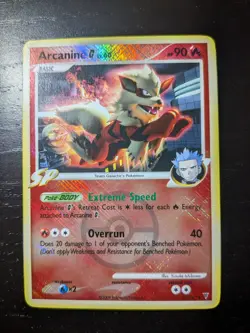Arcanine G Lv. 60 League Promo Reverse Holo Card 015/147 Pokemon NM - Image 3