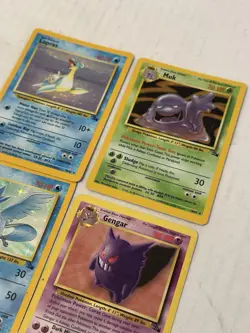 Pokemon Vintage Holo Card Lot Of 4 Fossil Jungle Base - Image 3