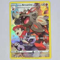 Hisuian Arcanine TG08/TG30 Lost Origin Trainer Gallery Holo Pokemon Card TCG NM - Image 1