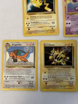 POKEMON CARDS LOT OF 4 DIFFERENT CARDS THE FIRST MOVIE PROMO WITH WB STAMP - Image 2