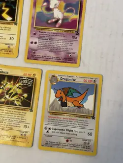 POKEMON CARDS LOT OF 4 DIFFERENT CARDS THE FIRST MOVIE PROMO WITH WB STAMP - Image 3