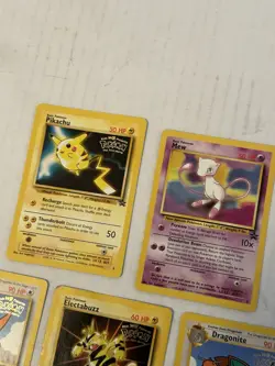 POKEMON CARDS LOT OF 4 DIFFERENT CARDS THE FIRST MOVIE PROMO WITH WB STAMP - Image 4