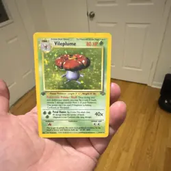 Pokemon Vileplume Jungle Holo Rare 1st Edition 80 HP 15/64 English Card - Image 1