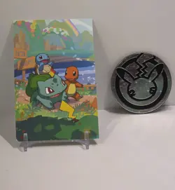 Pokemon TCG Celebrations Mini Tin Kanto limited edition card and 25th coin 820650809378 - Image 3