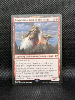 Purphoros, God Of The Forge Magic: The Gathering Regular Commander Legends - Image 1