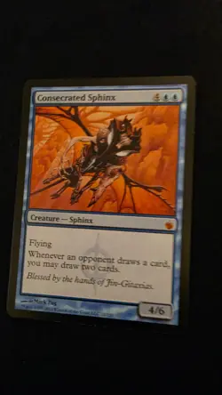 Consecrated Sphinx Mirrodin Besieged Regular - Image 1